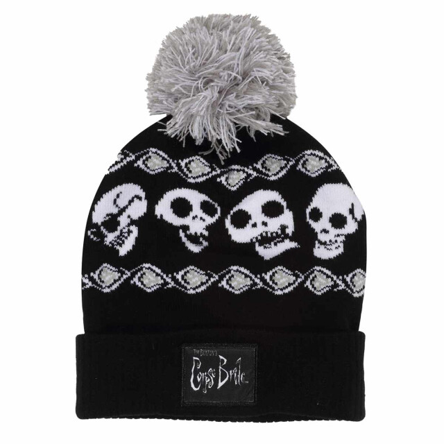 Li-cense Corpse bride skeletband uniseks volwassen sneeuw muts UTHE2824_black large