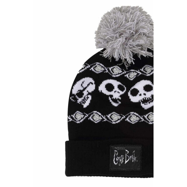 Li-cense Corpse bride skeletband uniseks volwassen sneeuw muts UTHE2824_black large