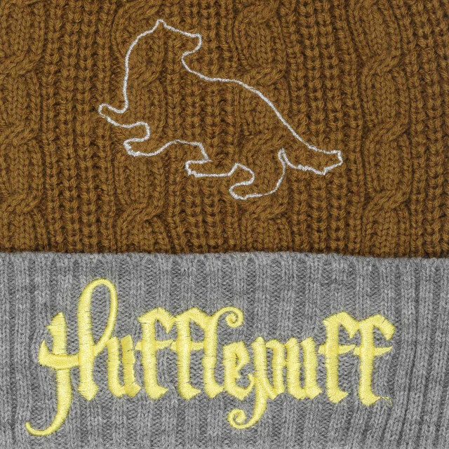 Li-cense Harry potter hufflepuff pom pom muts UTHE1694_yellowgrey large