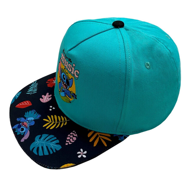 Li-cense Lilo & stitch hier voor de muziek snapback cap UTHE2883_blue large