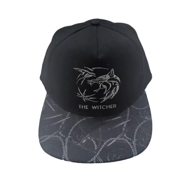 Li-cense The witcher snapbackpet met gedessineerd logo voor volwassenen UTHE1913_black large
