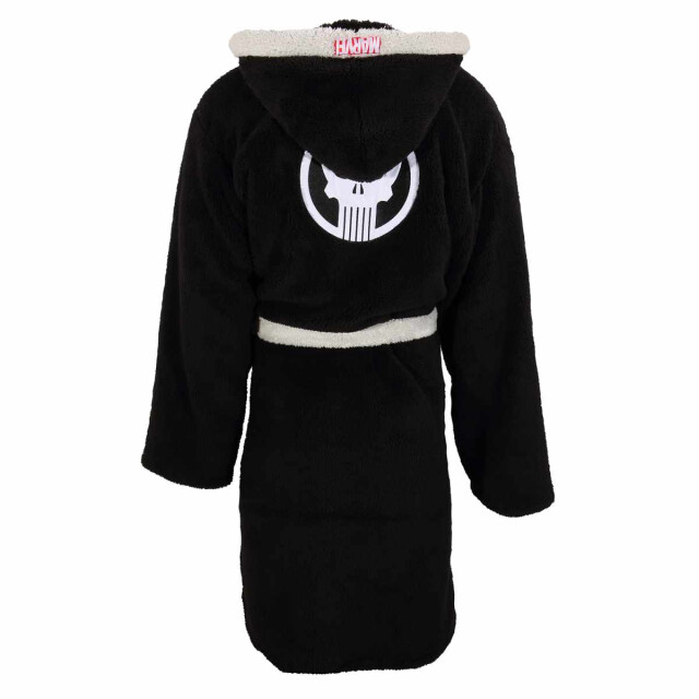 Li-cense The punisher badjas met logo voor volwassenen UTHE1304_black large