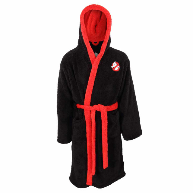Li-cense Ghostbusters badjas met logo voor volwassenen UTHE1310_blackred large