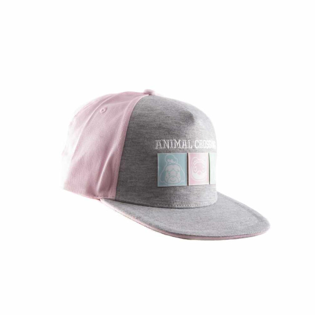 Li-cense Animal crossing unisex volwassen new horizons pastel square baseball cap UTHE1842_heathergrey large