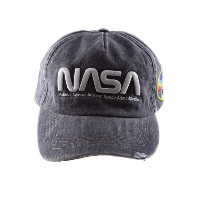 Li-cense Nasa unisex volwassenen logo vintage snapback cap UTHE1892_black large