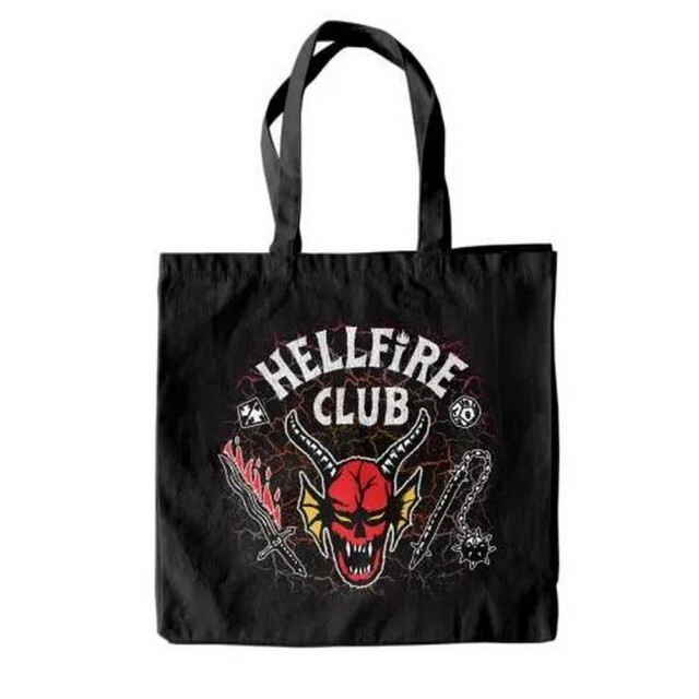 Li-cense Stranger things hellfire club draagtas UTHE1083_blackwhitered large