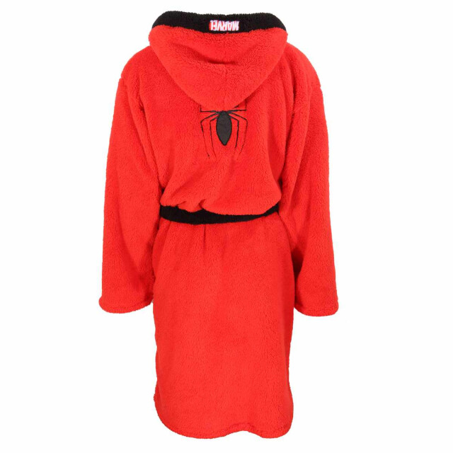 Li-cense Spider-man badjas met logo voor volwassenen UTHE1305_redblack large