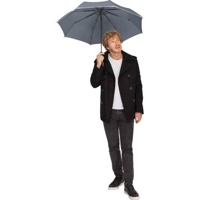 Fare Ac plus reflecterende detail vouwparaplu UTLT4640_grey large