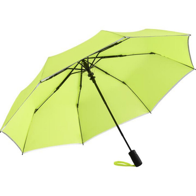 Fare Ac plus reflecterende detail vouwparaplu UTLT4640_neonyellow large