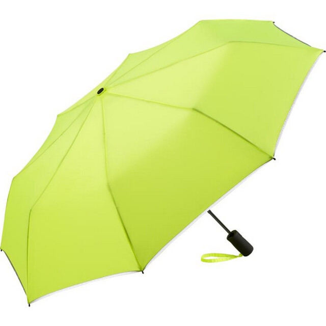 Fare Ac plus reflecterende detail vouwparaplu UTLT4640_neonyellow large