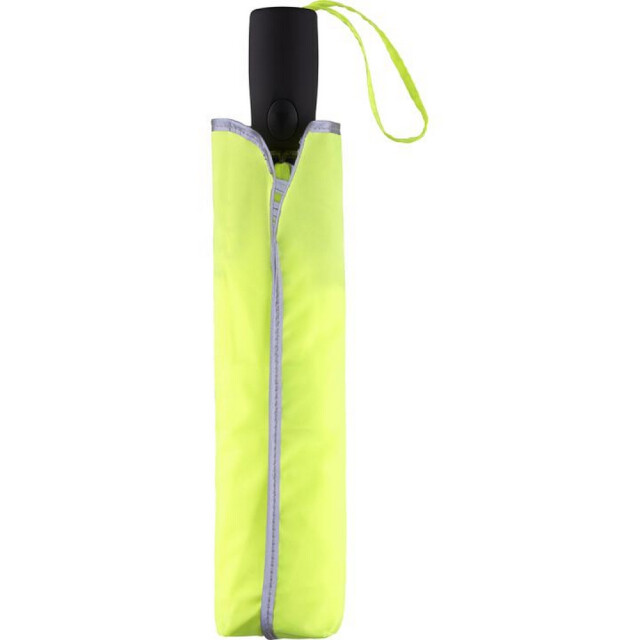 Fare Ac plus reflecterende detail vouwparaplu UTLT4640_neonyellow large