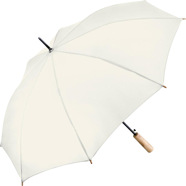 Fare Oekobrella watersave stokparaplu UTLT6153_naturewhite large