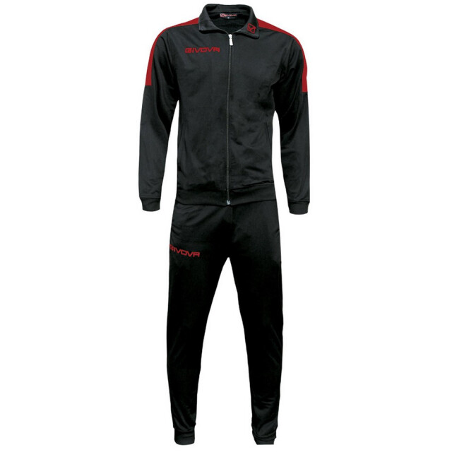 Givova Heren tuta revolution trainingspak UTMR1327_blackred large