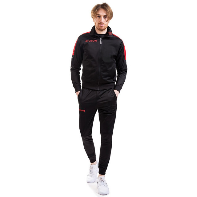 Givova Heren tuta revolution trainingspak UTMR1327_blackred large