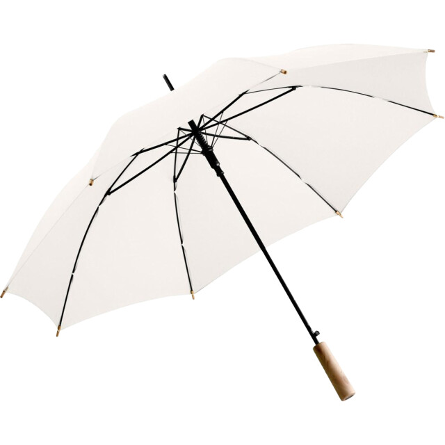 Fare Oekobrella watersave stokparaplu UTLT6153_naturewhite large