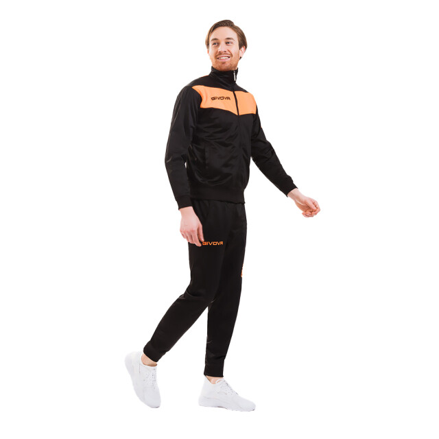 Givova Heren tuta visa trainingspak UTMR2495_blackorange large