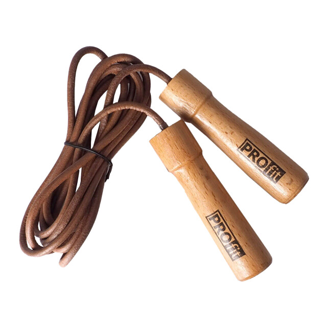ProFit Ooit leren springtouw UTMR1782_brown large