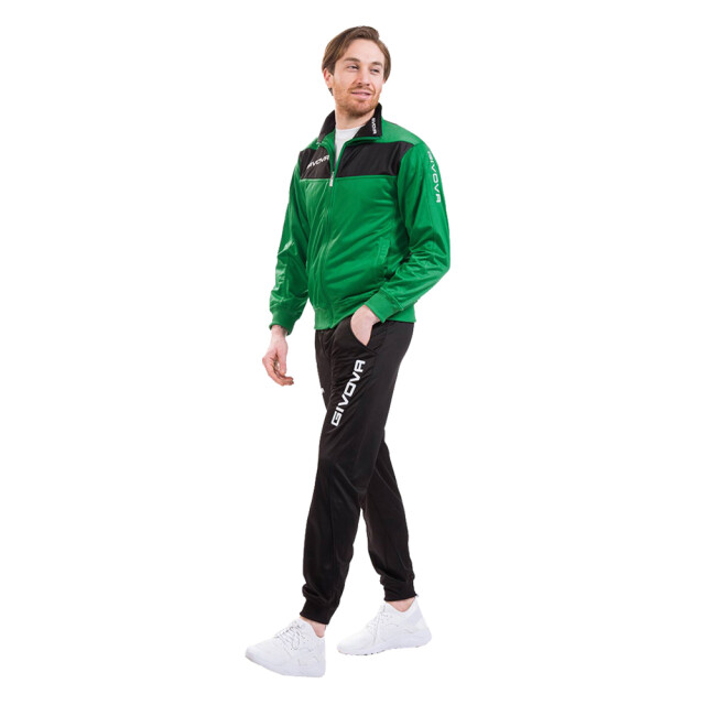 Givova Heren tuta visa trainingspak UTMR78061_greenblack large