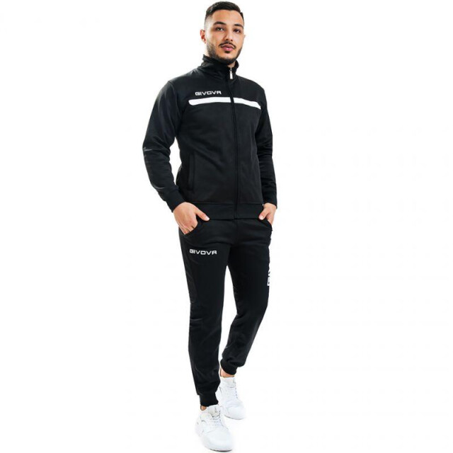 Givova Heren tuta one trainingspak set UTMR78186_whiteblack large