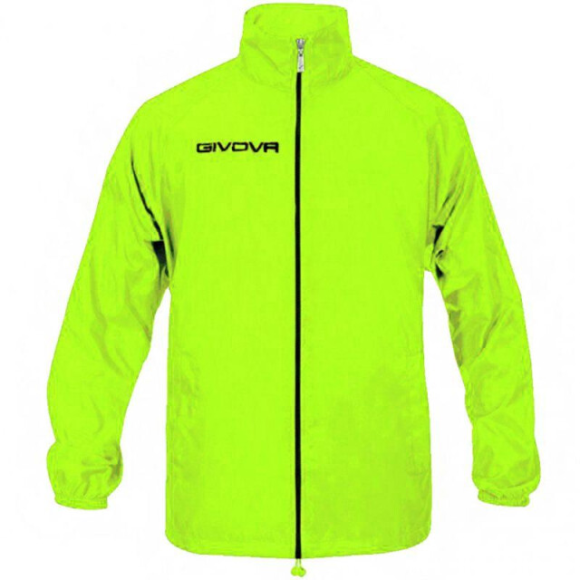 Givova Heren basico waterdichte jas UTMR78187_fluorescentyellow large