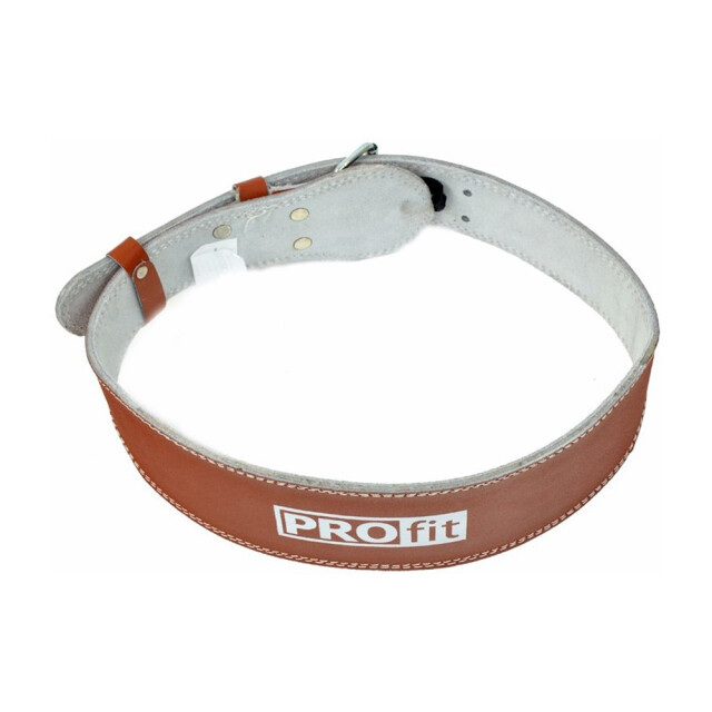 ProFit Lederen loodgordel met logo UTMR78376_brown large