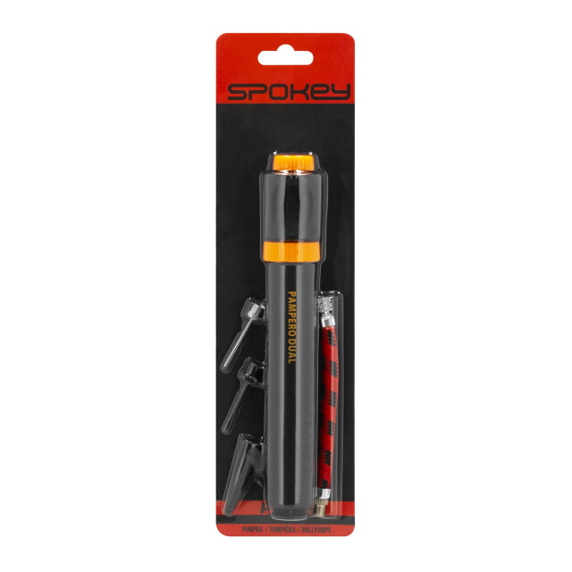 Spokey Pampero dubbele luchtpomp UTMR78441_orangegrey large