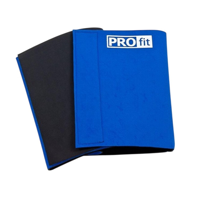 ProFit Afslankende neopreen yogariem met logo UTMR1892_blue large