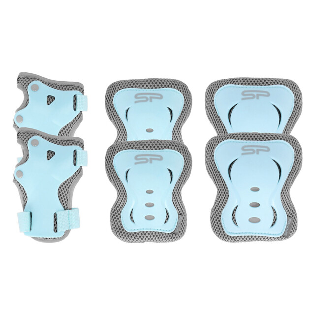 Spokey Logo skating pads (set van 3) UTMR78567_bluegrey large