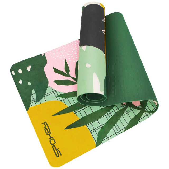 Spokey Home jungle yogamat UTMR2102_greenmulticoloured large