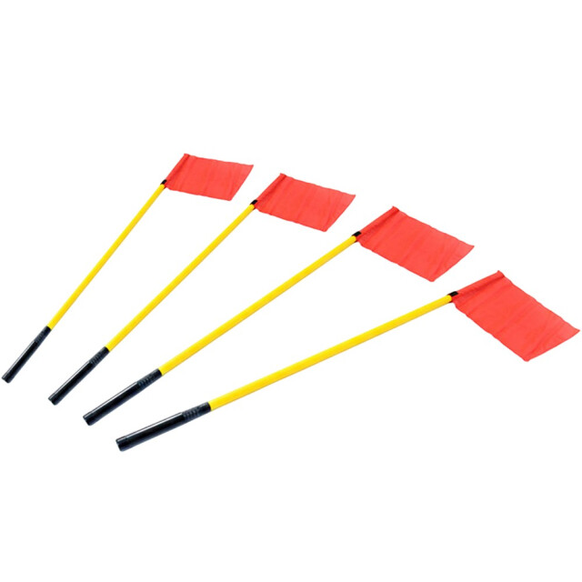 SMJ Sport Voetbalveldvlag (verpakking van 4) UTMR78409_redyellow large