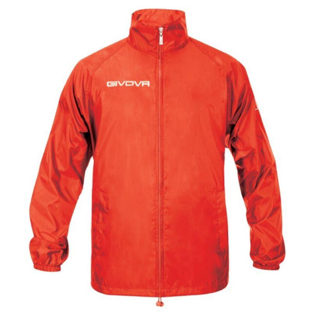 Givova Heren basico waterdichte jas UTMR78187_redblack large
