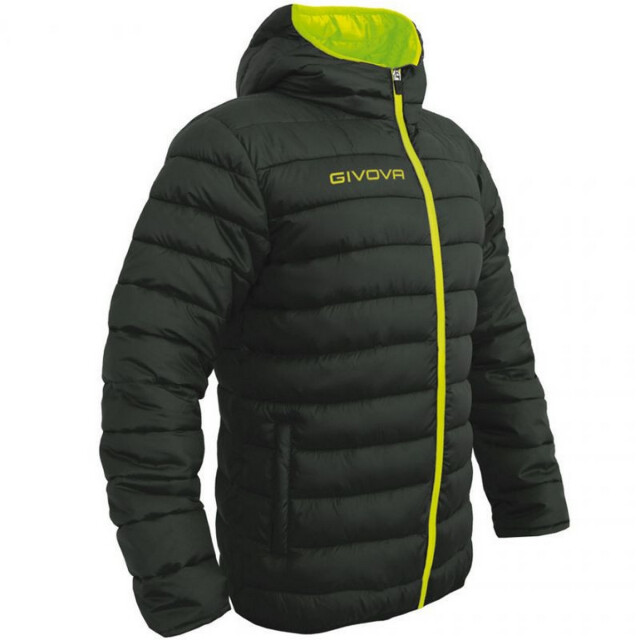 Givova Dames olanda pufferjas UTMR78611_greyfluorescentlime large