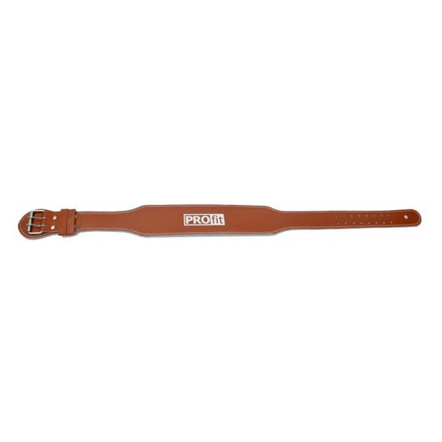 ProFit Lederen loodgordel met logo UTMR78376_brown large