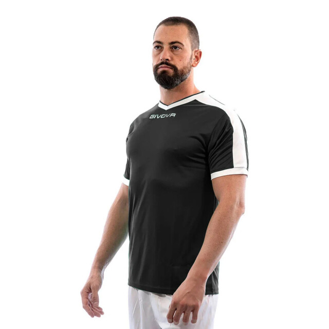 Givova Heren revolution interlock t-shirt UTMR536_whiteblack large