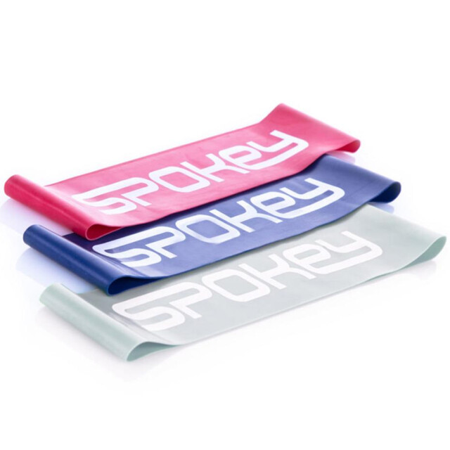 Spokey Rubber mini fitnessband (set van 3) UTMR78450_pinkbluegrey large