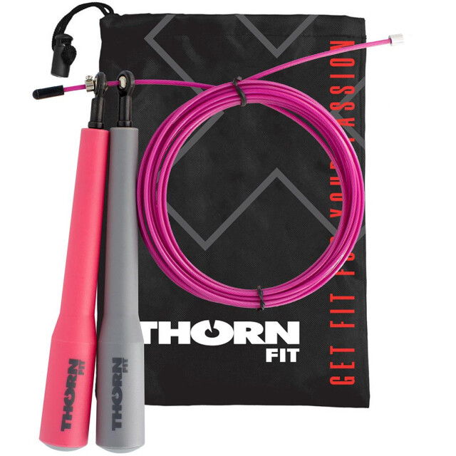 Thorn Fit Dames-snelheidstouw springtouw UTMR78131_greypink large