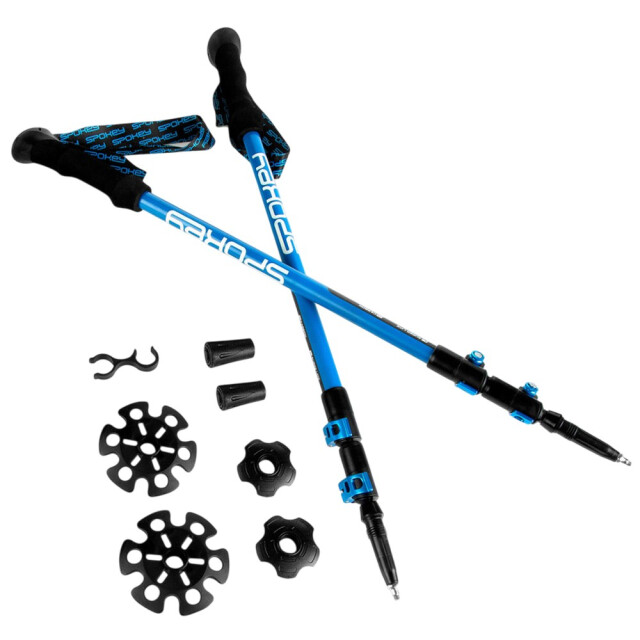Spokey 927900 koolstof opvouwbare wandelstokken UTMR78401_blackblue large