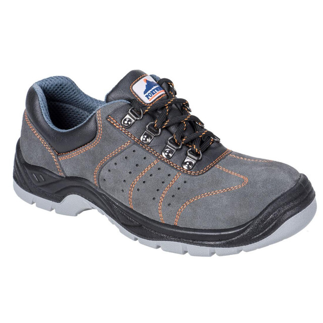 Portwest Heren steelite geperforeerd suède veiligheidsschoenen UTPW324_grey large