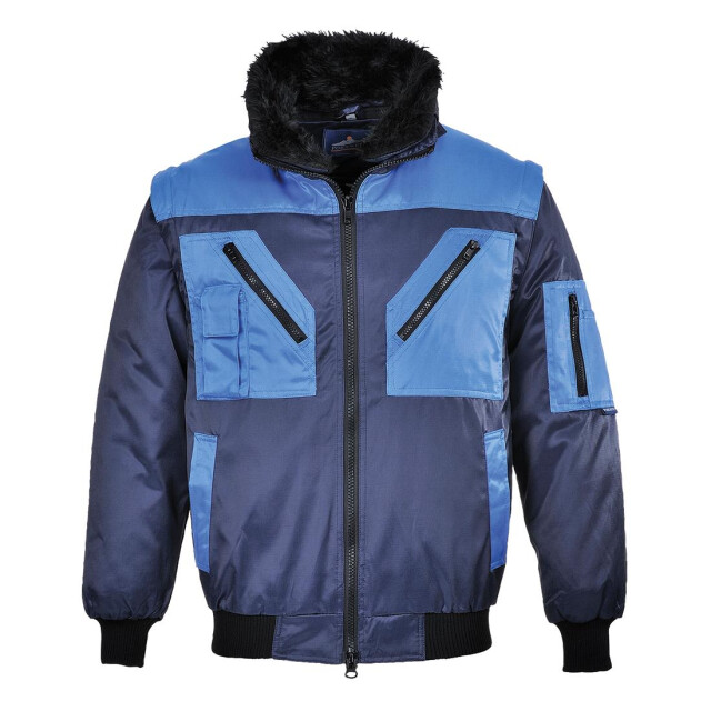 Portwest Heren pilotenjack met twee kleuren UTPW997_navy large