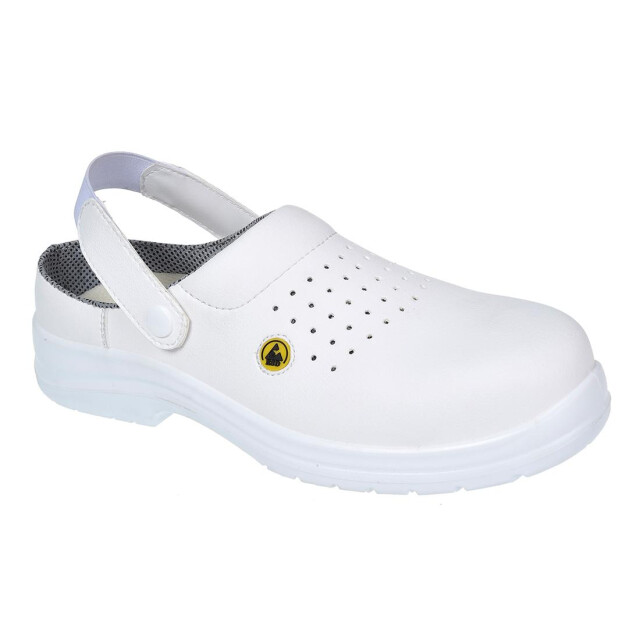 Portwest Heren geperforeerde compositelite veiligheidsklompen UTPW786_white large