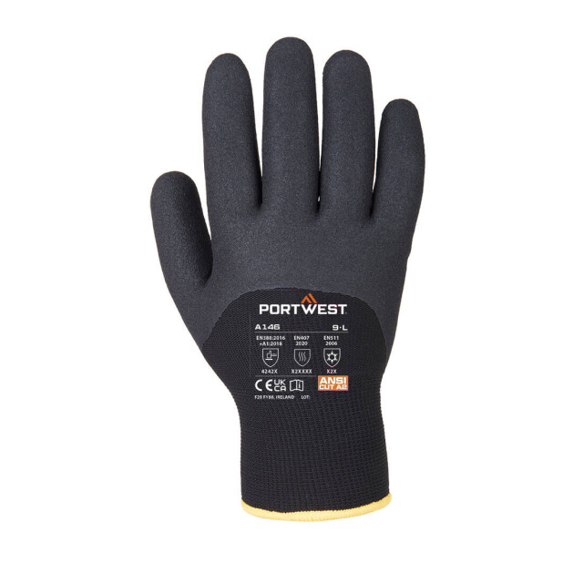 Portwest Unisex volwassene a146 arctic winterhandschoenen UTPW873_black large