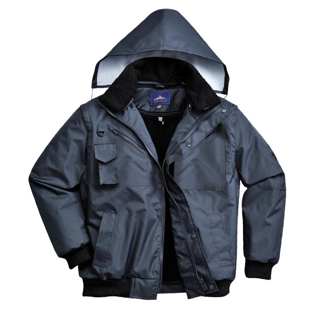 Portwest Heren 4 in 1 bomberjack UTPW986_navy large