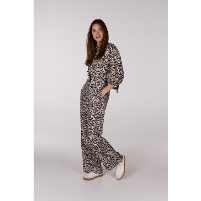 Jansen Amsterdam Romana broek wa429 long wide sand WA429 large