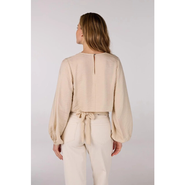 Jansen Amsterdam Sam top sq 168 wrap blouse sand SQ 168 large