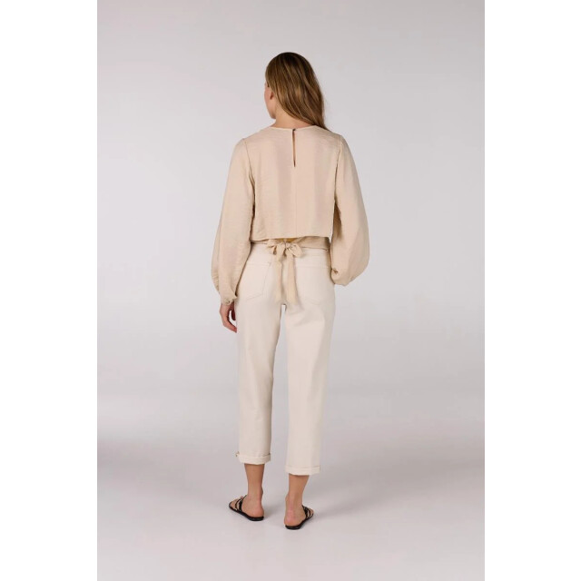 Jansen Amsterdam Sam top sq 168 wrap blouse sand SQ 168 large