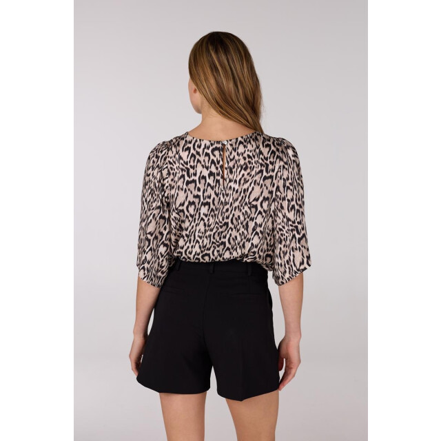 Jansen Amsterdam Rixt top wa100 wide fit short sleeve sand WA100 large