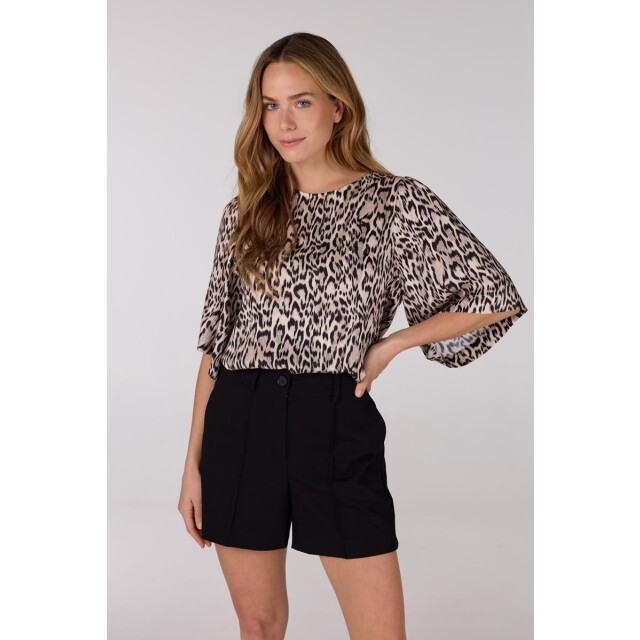 Jansen Amsterdam Rixt top wa100 wide fit short sleeve sand WA100 large