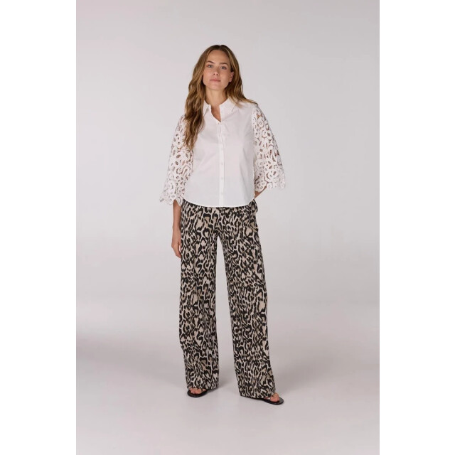 Jansen Amsterdam Odelia blouse l710 lach sleeves off-white L710 large