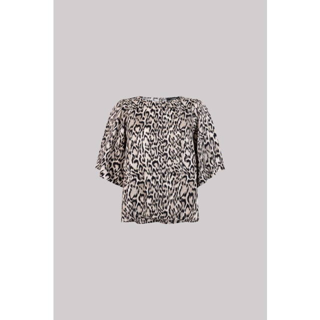 Jansen Amsterdam Rixt top wa100 wide fit short sleeve sand WA100 large