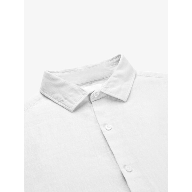 Van Harper Linnen shirt sh105 -  white heren overhemd lange mouw White/LINEN SHIRT SH105 large